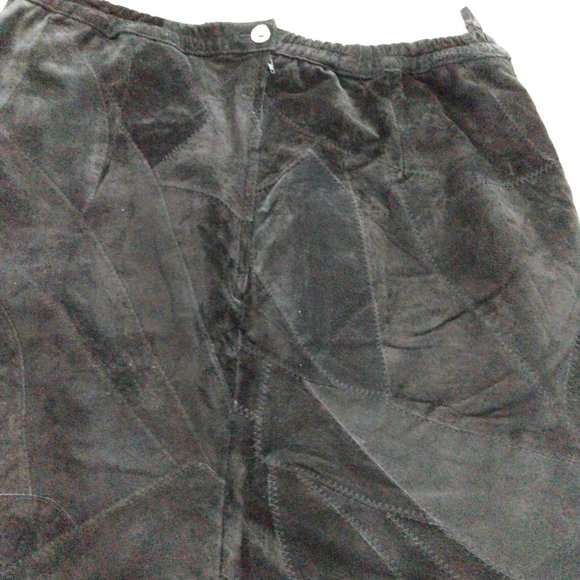 Mattina J 100% Genuine Leather Maxi Skirt - Picture 14 of 15